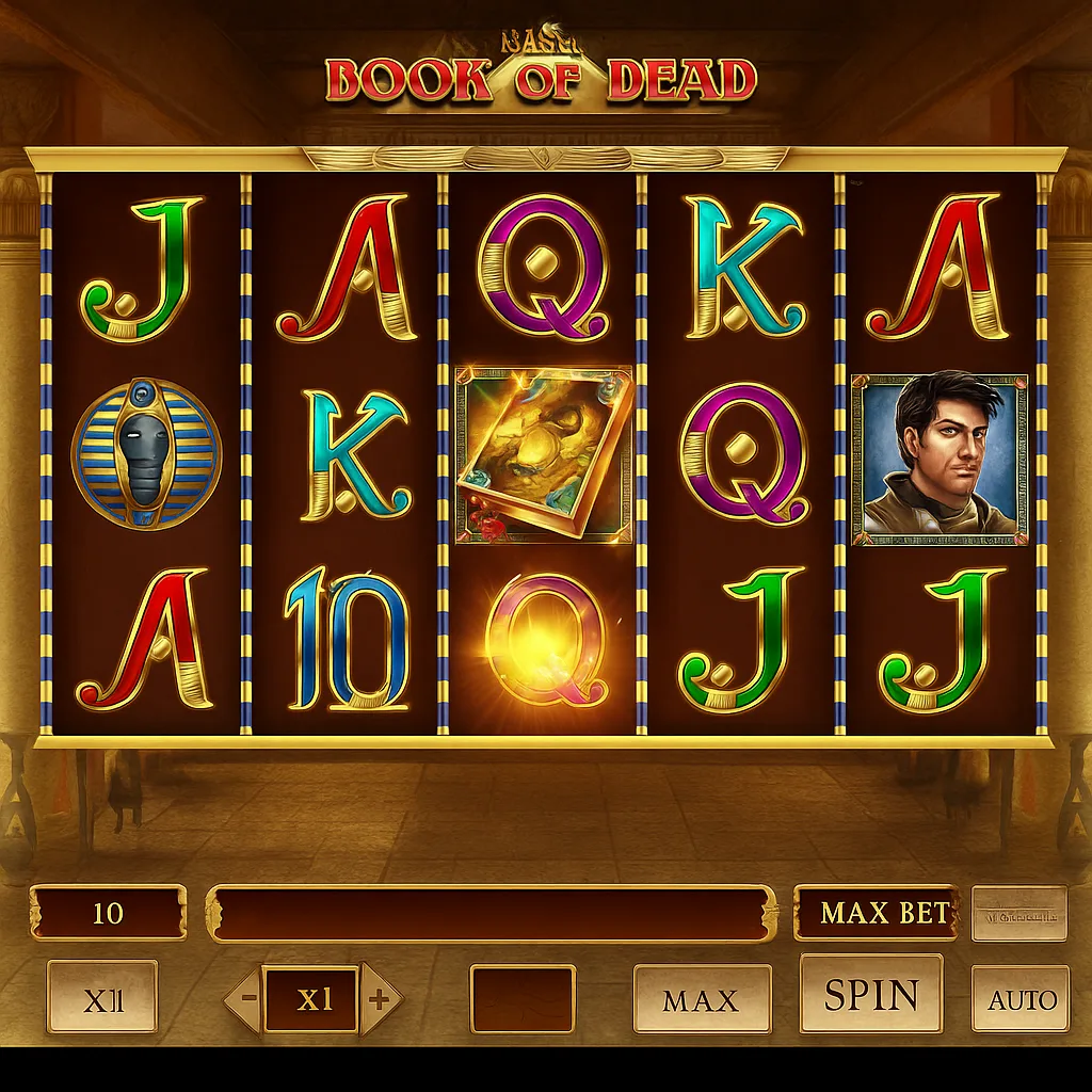 NovaJackpot - Book of Dead Slot Game - Play'n GO