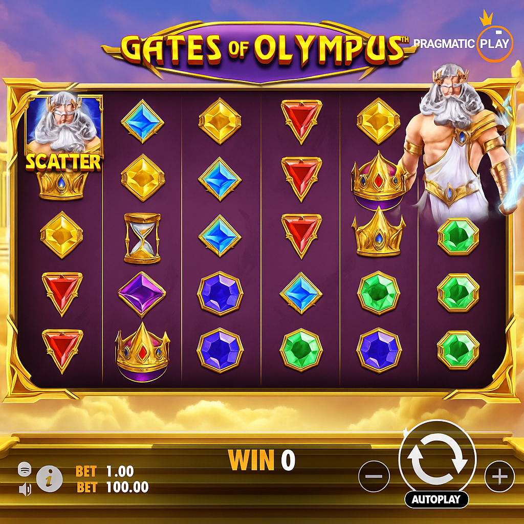 NovaJackpot - Gates of Olympus Slot Game - Pragmatic Play