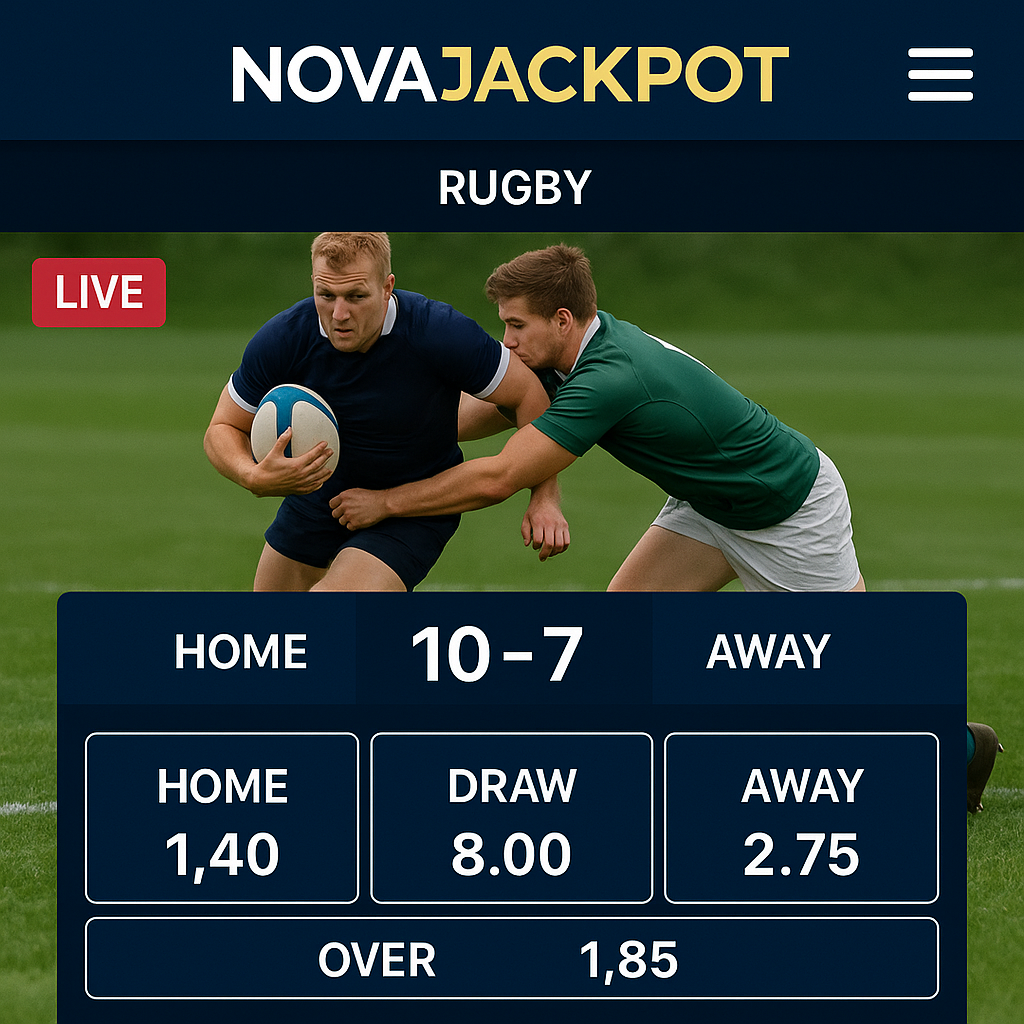 NovaJackpot - Paris Sportifs Rugby - Top 14